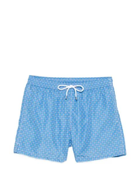 drawstring print swim shorts by FEDELI