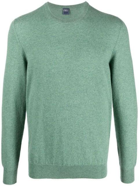 fine knit cashmere jumper by FEDELI