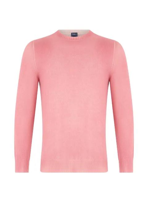 fine-knit cashmere long-sleeve top by FEDELI