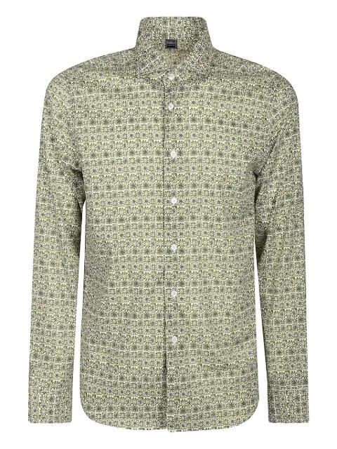 floral-pattern cotton shirt by FEDELI