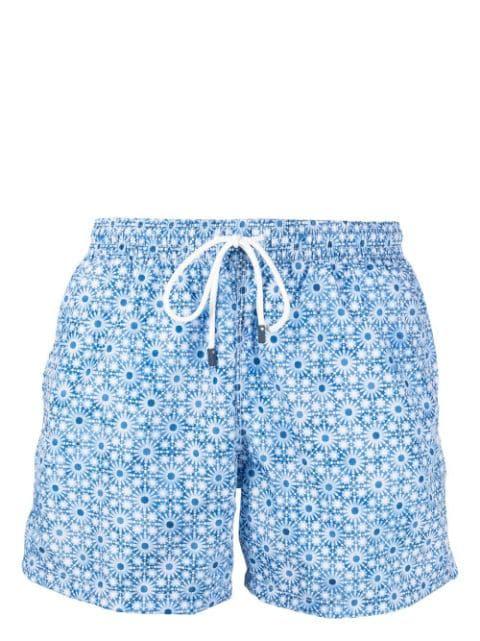 floral-print swim shorts by FEDELI
