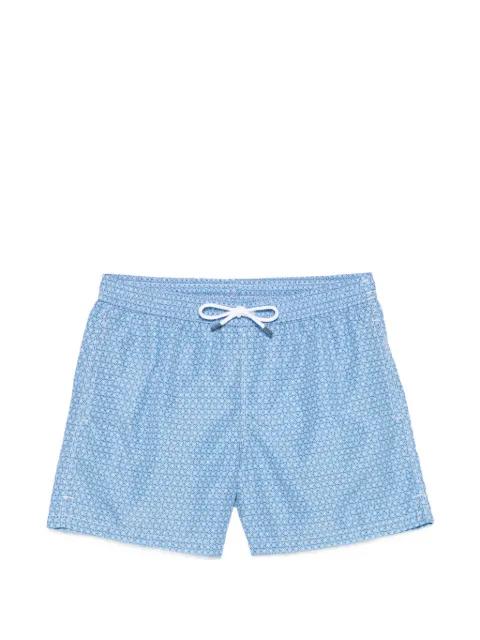 geometric-print swim shorts by FEDELI