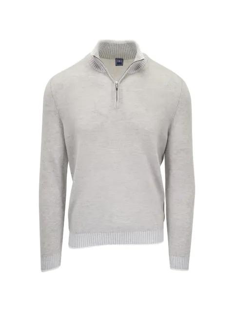 half-zip cashmere sweater by FEDELI
