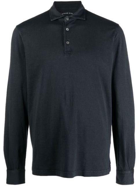 long-sleeve polo shirt by FEDELI