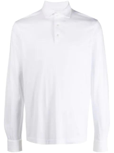 long-sleeve polo shirt by FEDELI