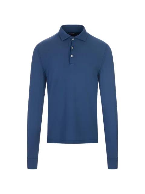 long-sleeve polo shirt by FEDELI