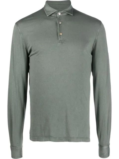 long-sleeved polo shirt by FEDELI