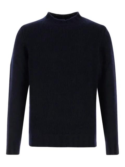 mock-neck cashmere-silk sweater by FEDELI