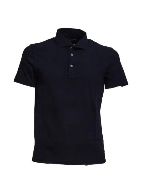 mother-of-pearl button polo shirt by FEDELI