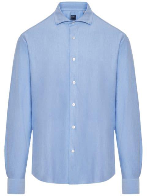 ong-sleeve poplin shirt by FEDELI