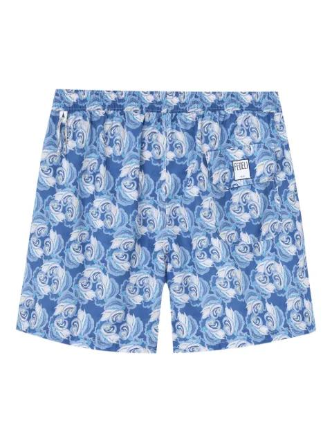 paisley-print swim trunks by FEDELI