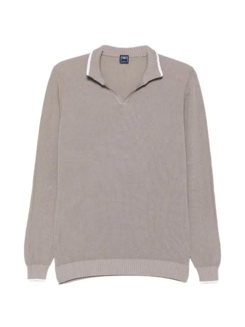 polo-collar sweater by FEDELI
