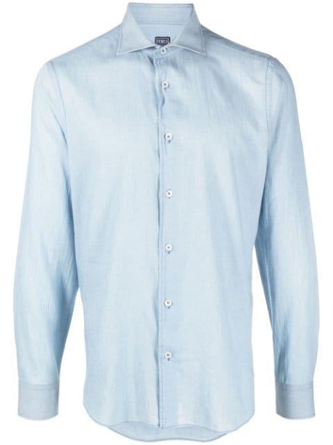 poplin long-sleeve shirt by FEDELI
