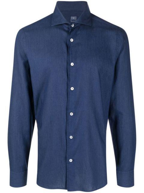 poplin long-sleeve shirt by FEDELI