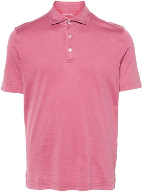short-sleeve cotton polo shirt by FEDELI