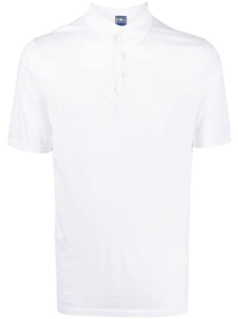 short-sleeved cotton polo shirt by FEDELI
