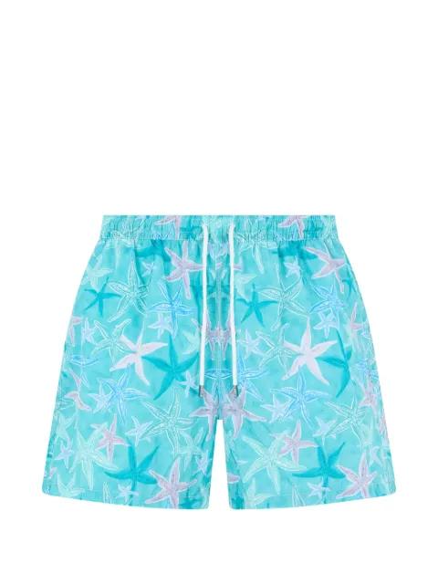 starfish-print swim shorts by FEDELI