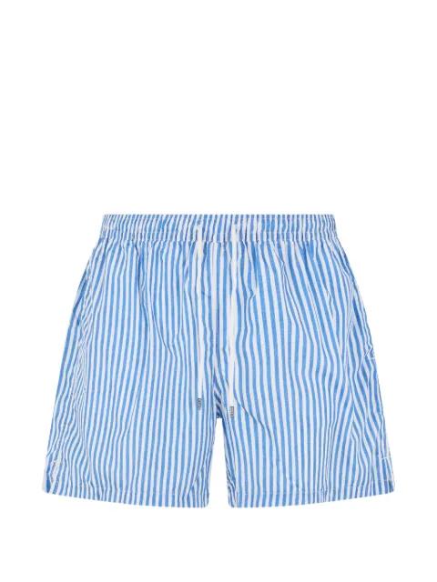 striped drawstring swim shorts by FEDELI
