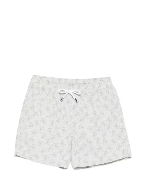 turtle-print swim shorts by FEDELI