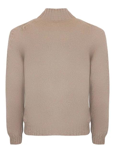 turtleneck ribbed-trim sweater by FEDELI