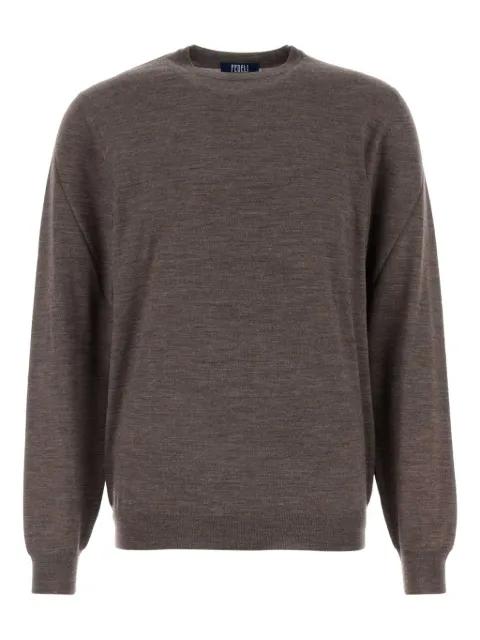 wool crew-neck sweater by FEDELI