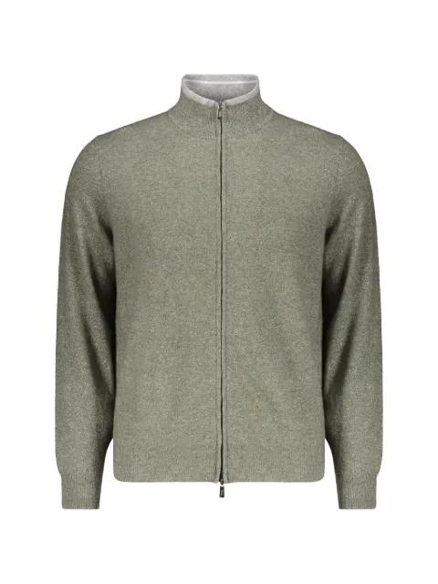 zip cardigan by FEDELI