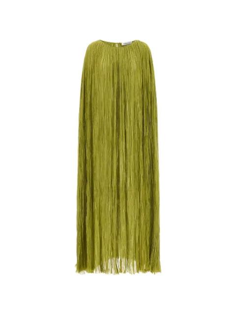 pleated silk maxi dress by FEDERICA BONIFACI