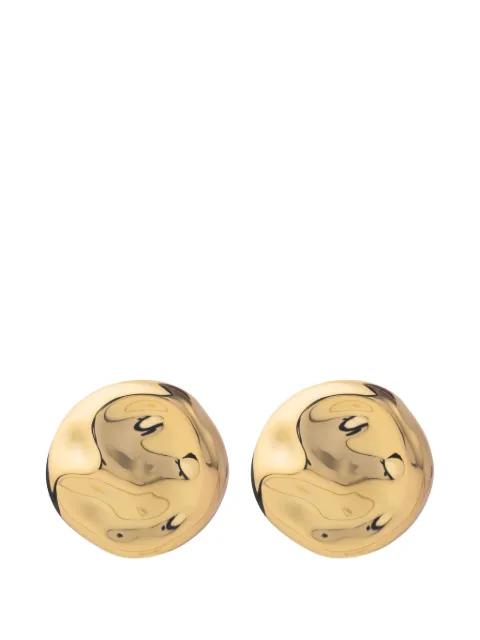 Mindy hammered-effect earrings by FEDERICA TOSI
