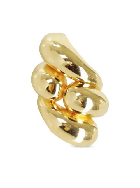 big Isa curved ring by FEDERICA TOSI