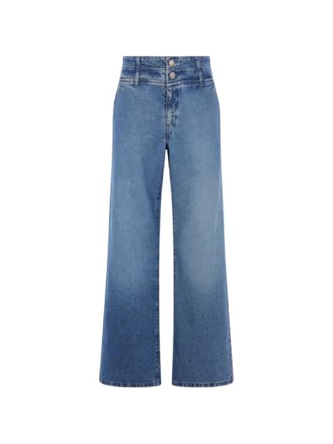 button denim jeans by FEDERICA TOSI