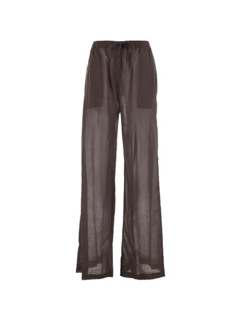 drawstring-waist trousers by FEDERICA TOSI