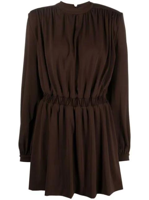 gathered-detail mini dress by FEDERICA TOSI