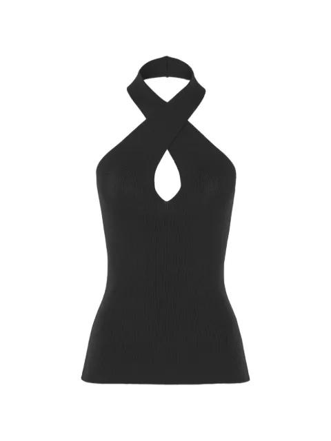 halterneck top by FEDERICA TOSI