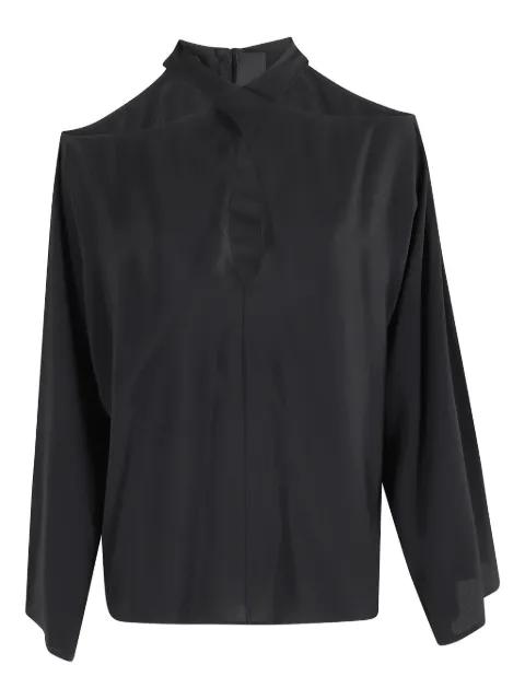 keyhole-neckline blouse by FEDERICA TOSI
