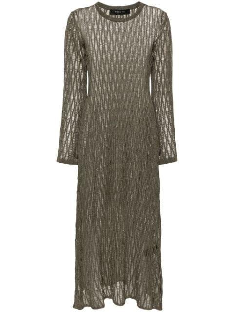 knitted maxi dress by FEDERICA TOSI