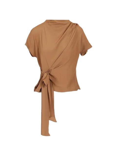 knot-detail blouse by FEDERICA TOSI