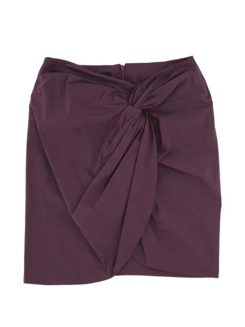 knotted mini skirt by FEDERICA TOSI