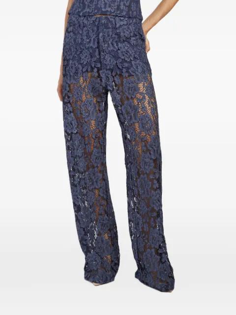 lace five-pocket trousers by FEDERICA TOSI