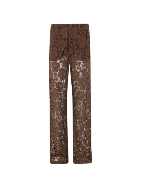 lace trousers by FEDERICA TOSI