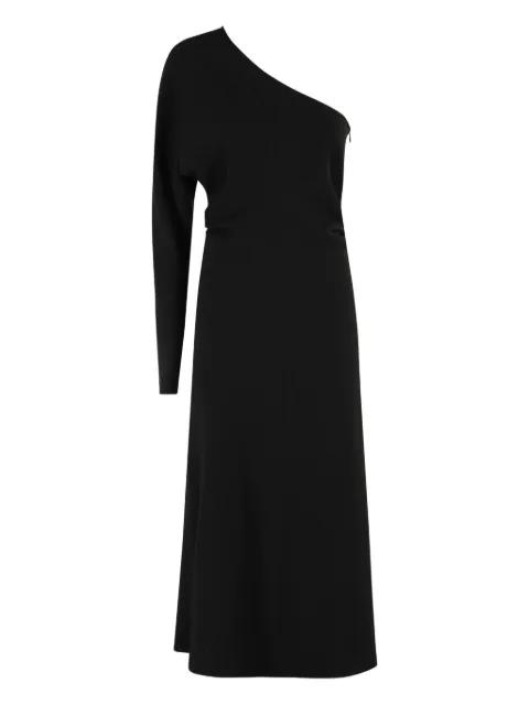 one-shoulder long-sleeve maxi dress by FEDERICA TOSI