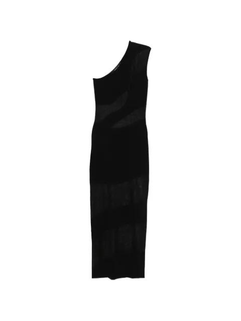 one-shoulder panelled midi dress by FEDERICA TOSI