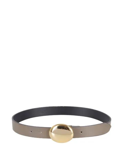 oval-buckle belt by FEDERICA TOSI