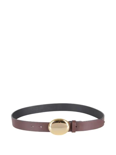 oval-buckle belt by FEDERICA TOSI