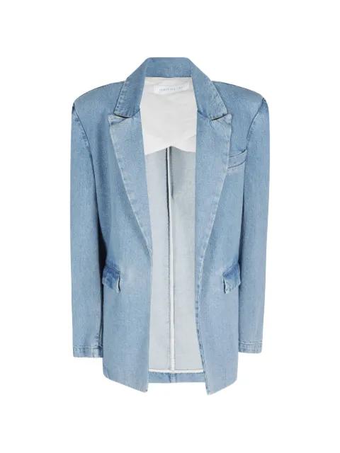 peak-lapel open-front blazer by FEDERICA TOSI
