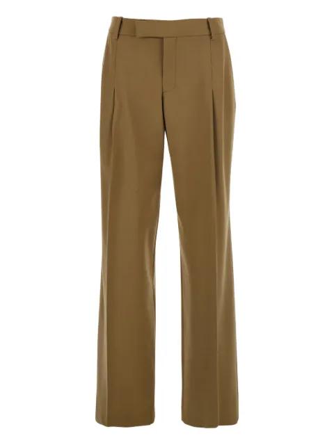 pleated-front tailored trousers by FEDERICA TOSI