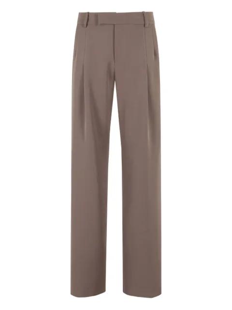 pleated-front trousers by FEDERICA TOSI