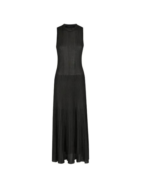 ribbed-knit sleeveless maxi dress by FEDERICA TOSI