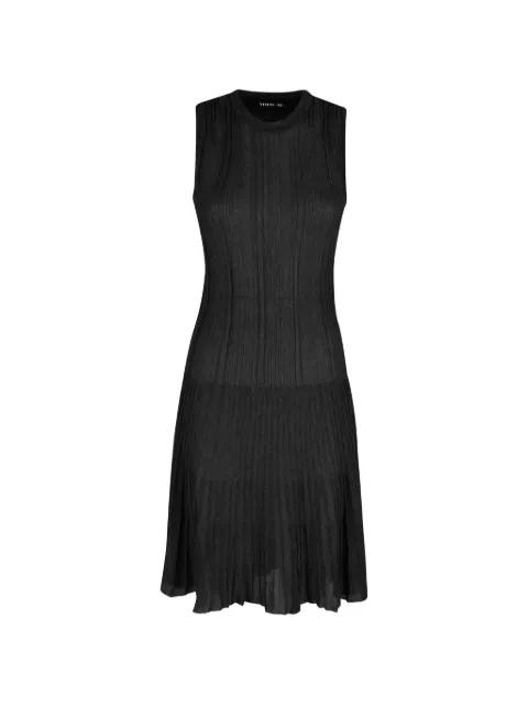 ribbed-knit sleeveless mini dress by FEDERICA TOSI