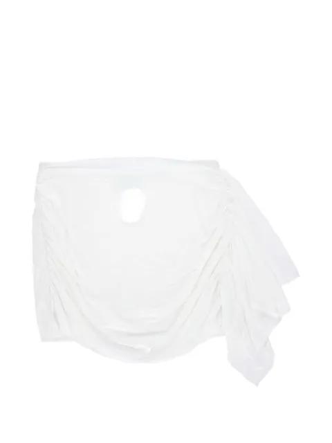 ruched draped-detail mini skirt by FEDERICA TOSI