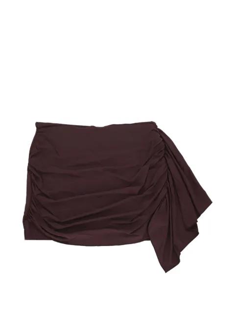 ruched draped mini skirt by FEDERICA TOSI
